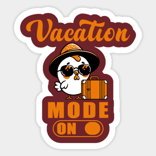 Vacation mode on Sticker